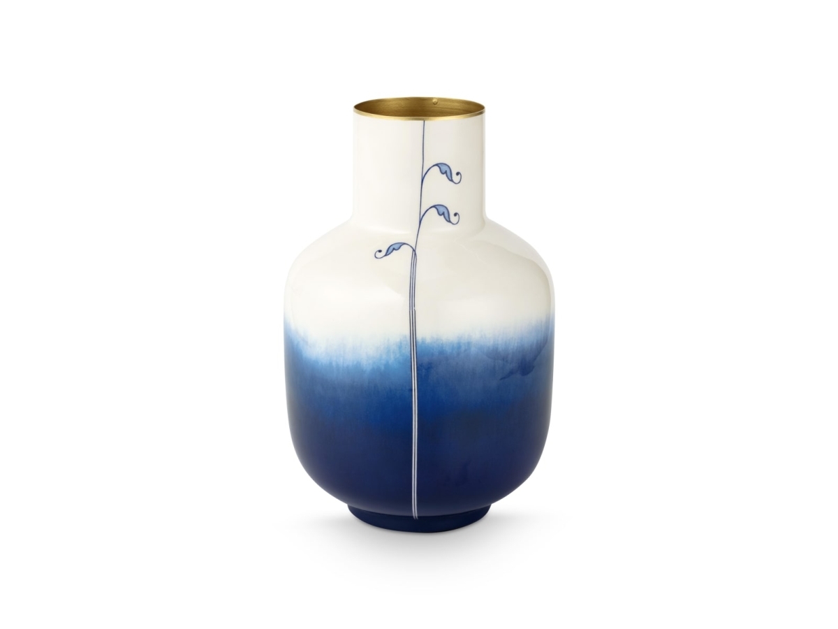 PIP Studio Vase Blue Bird TieDye 30cm | Huset - Inredning - Vaser | GameStuff