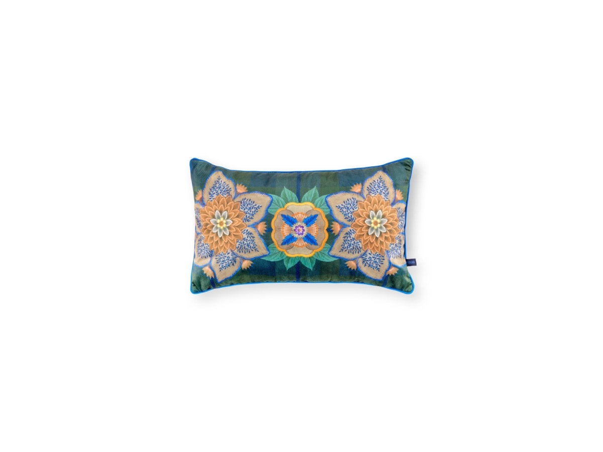 Pip Studio Cushion Flores Blue 30X50