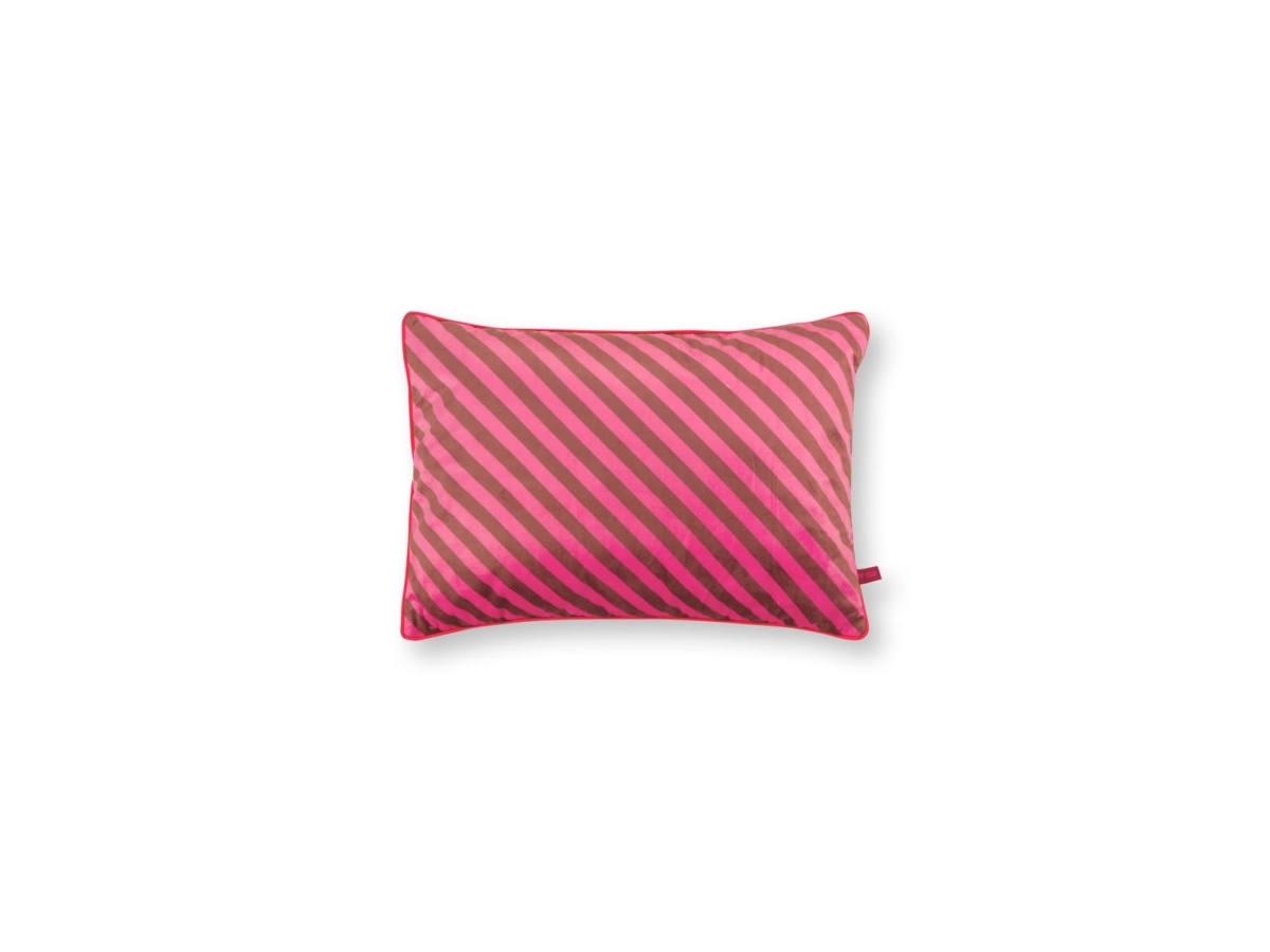 Pip Studio Cushion Blockstri Pink35x50