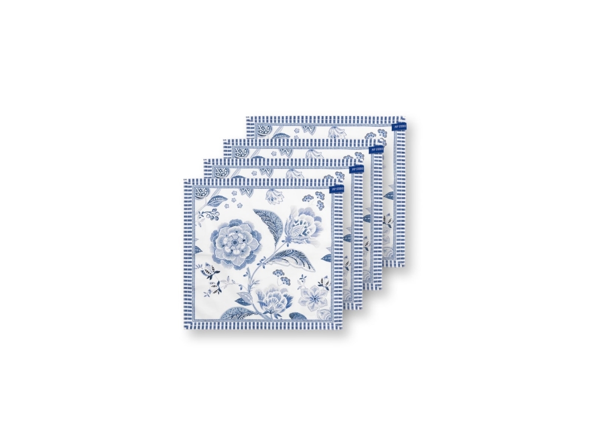 Pip Studio S/4 Napkins Regal Blu