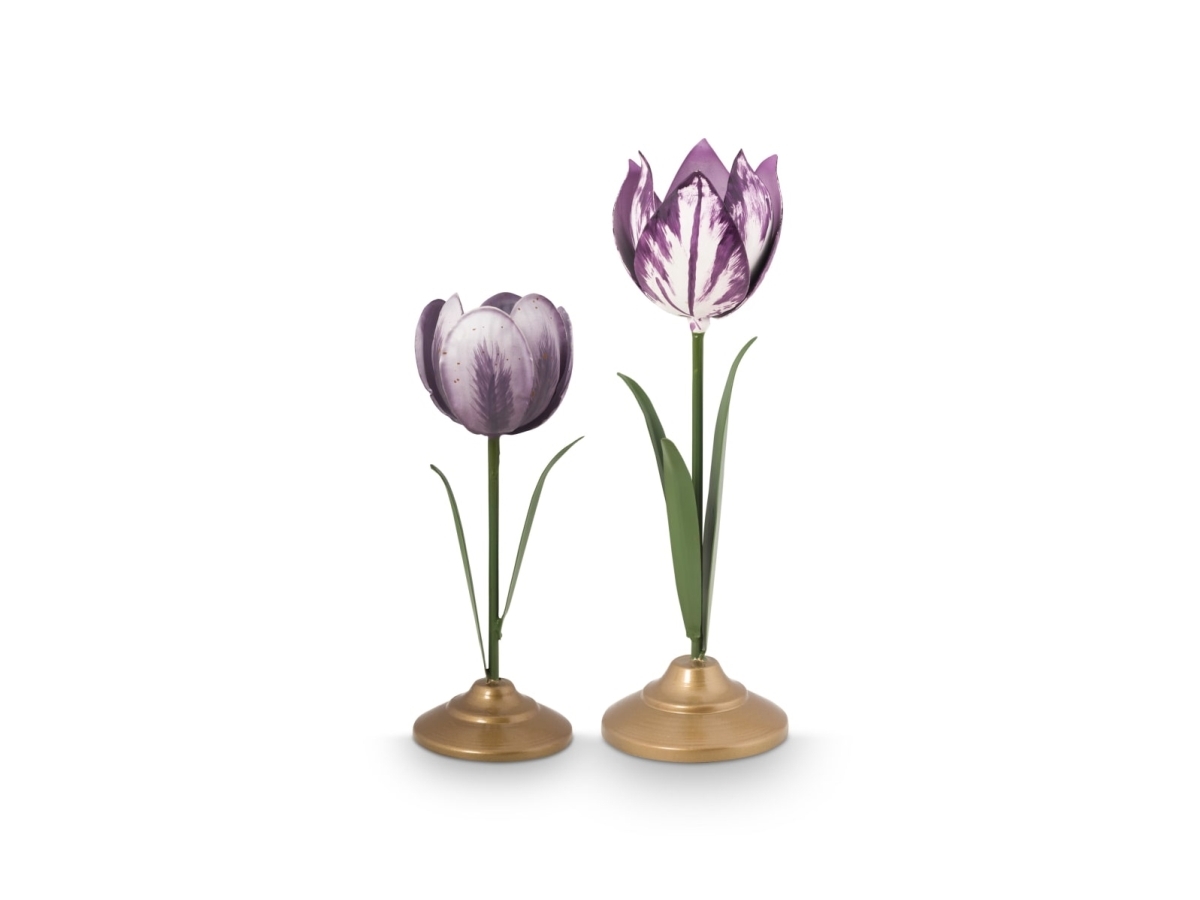 PIP Studio S/2 Tulip Holders Lilac | Bordssättning - Bar & vin - Ljusstakar och Lampor | GameStuff