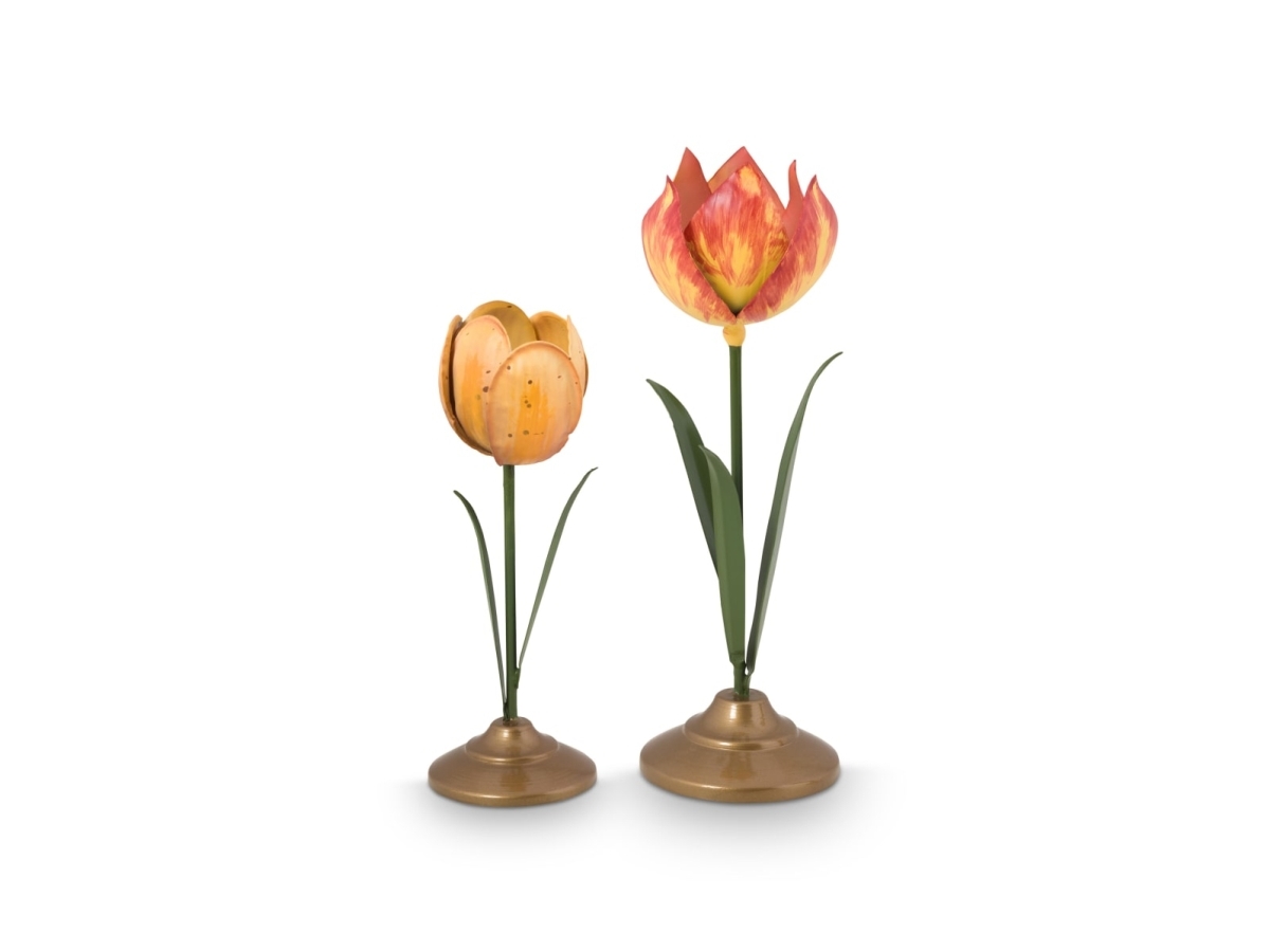 PIP Studio S/2 Tulip Holders Yellow | Bordssättning - Bar & vin - Ljusstakar och Lampor | GameStuff