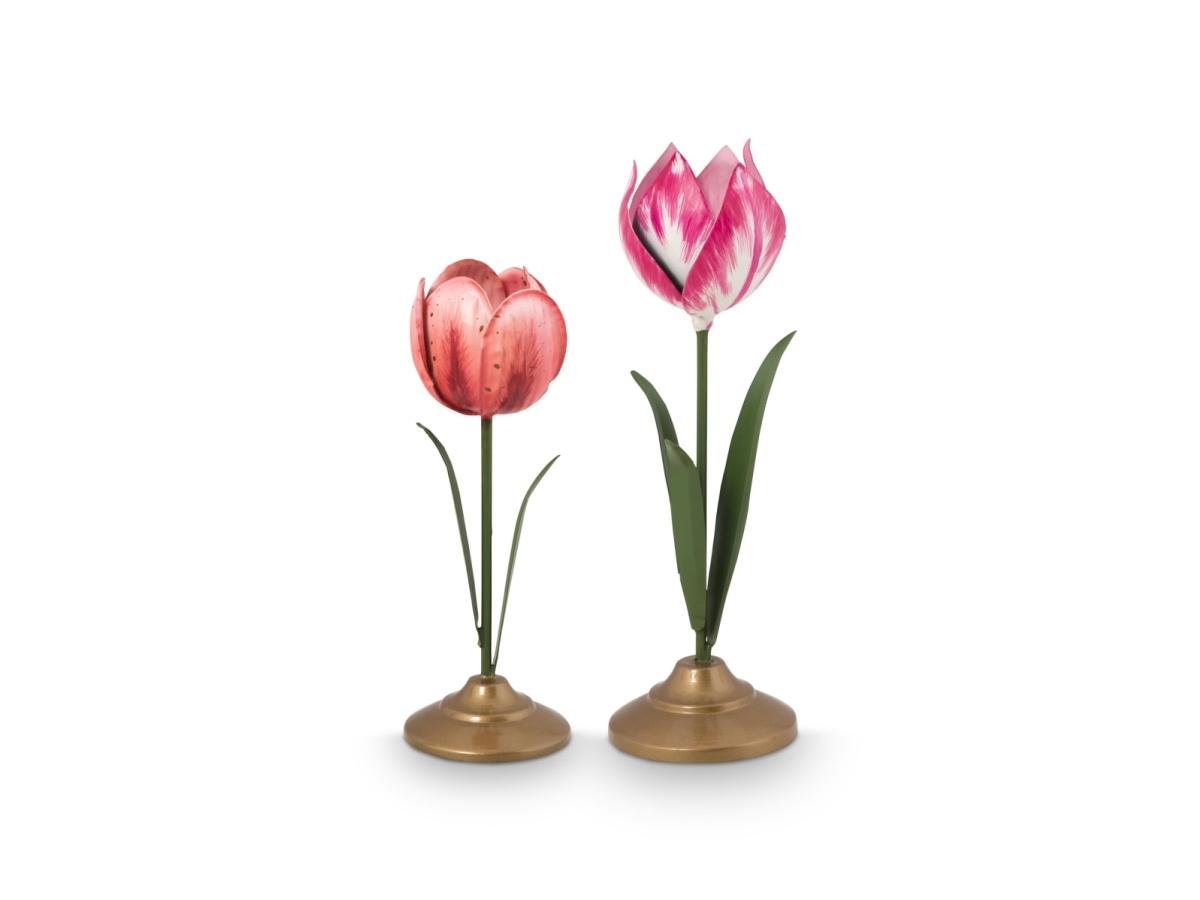 PIP Studio S/2 Tulip Holders Pink | Bordssättning - Bar & vin - Ljusstakar och Lampor | GameStuff