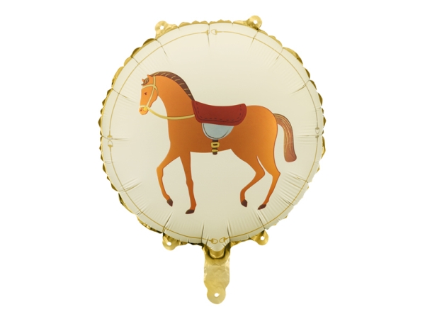 Pferd Folienballon, 35 Cm