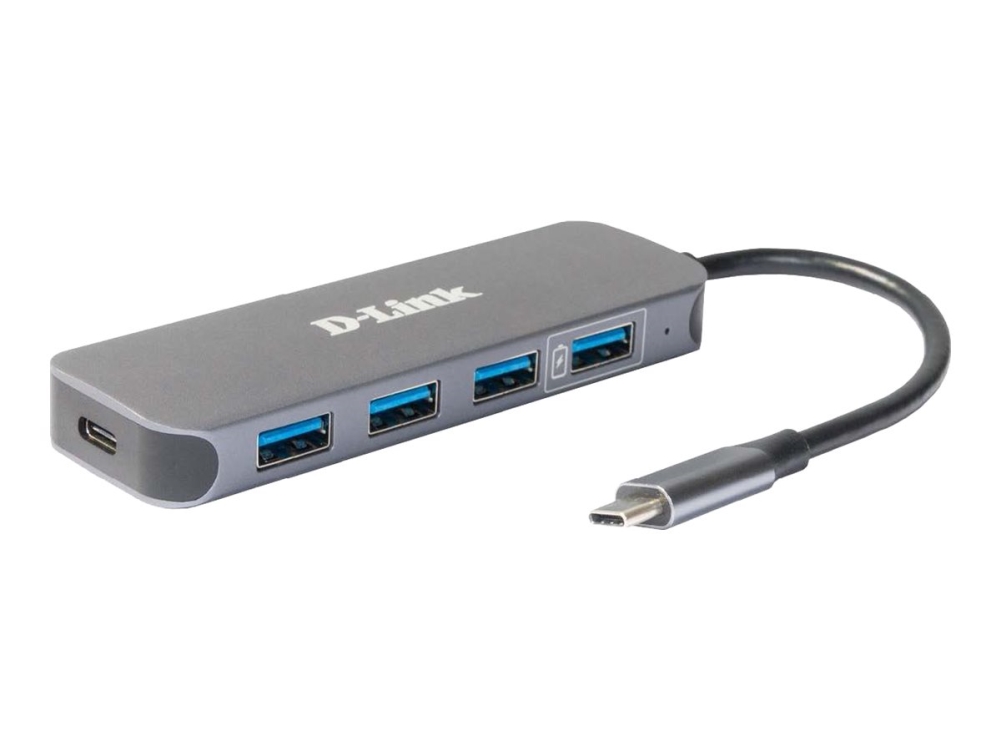 D-Link Dub-2340 - Hub - 4 X Superspeed Usb 3.0 + 1 X Usb-C (Stromversorgung) - Desktop