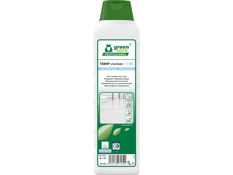 Gulvpleje, Green Care Professional Tawip Vioclean Zero%, 1 L, Uden Voks - (10 Stk.)