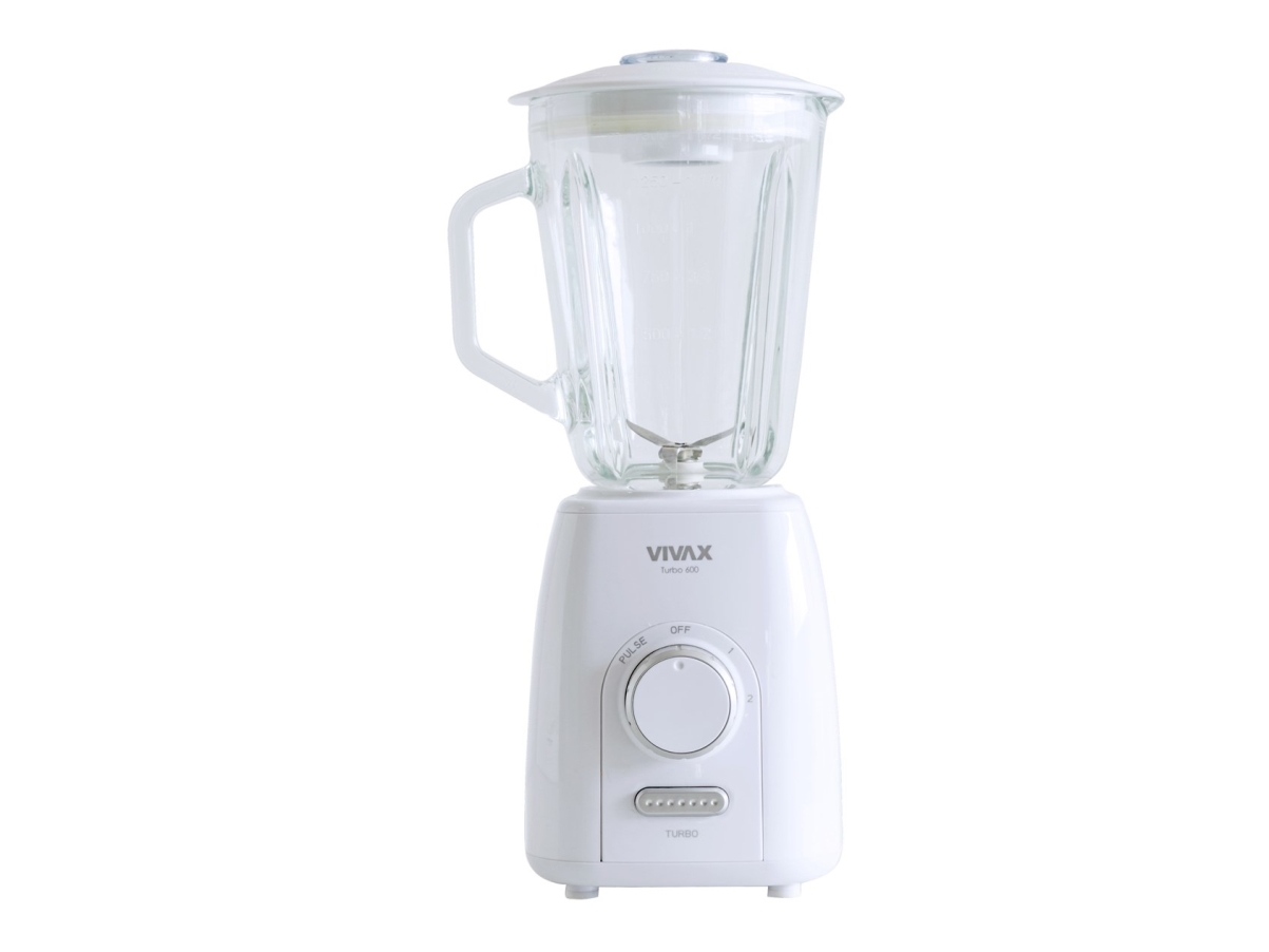 Vivax Bl-600G, Bordplade Blender, 1,5 L, Impulsfunktion, Knusning Af Is, 600 W, Hvid