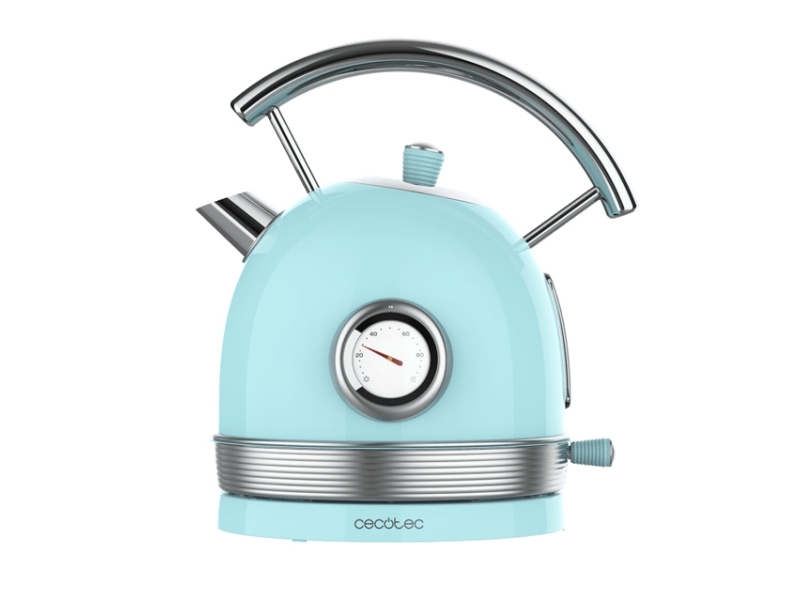 Cecotec Thermosense 420, 1,8 L, 2200 W, Hellblau, Edelstahl, Regelbare Temperatur, Überhitzungsschutz