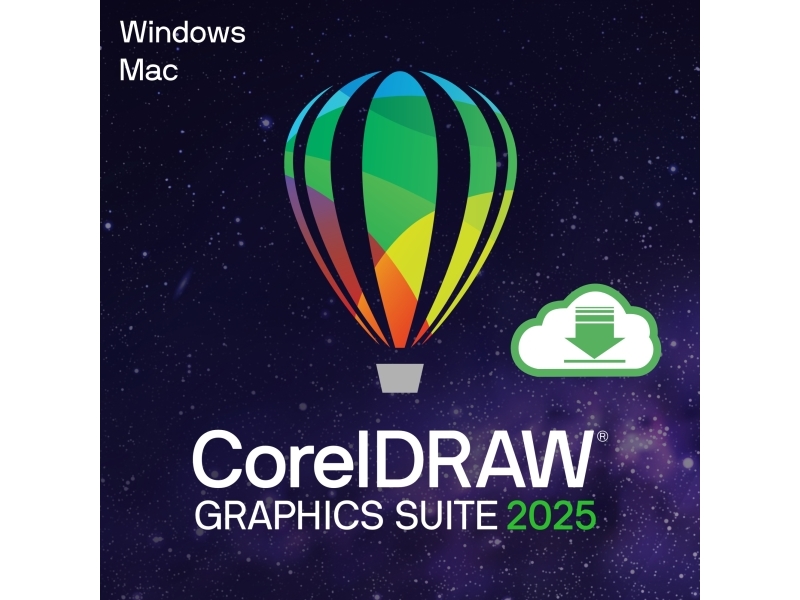 CorelDRAW Graphics Suite 2025 - Licens - 1 användare - Ladda ner - ESD - Win, Mac - Multi-Lingual | Datortillbehör - Programvara - Multimedia | GameStuff