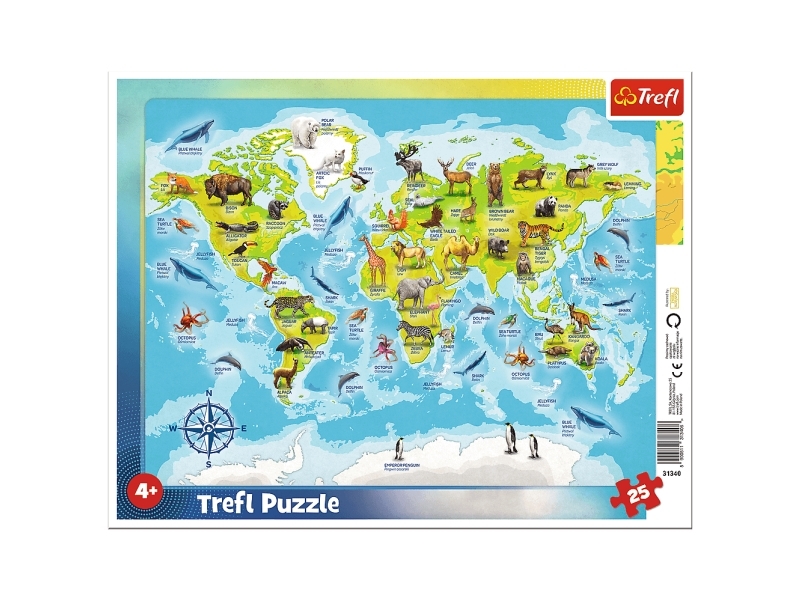 Trefl 31340, 25 Pc(S), Animals, 4 Yr(S)