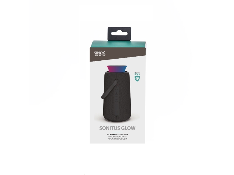 Sinox Sonitus Glow Speaker. Sort