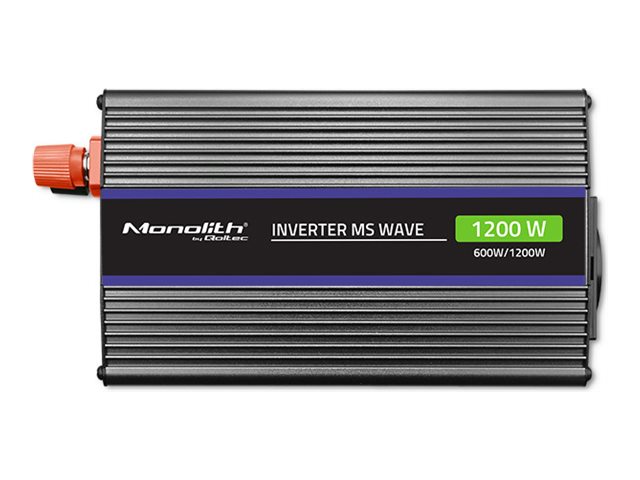 Qoltec Monolith - Strömomvandlare - MS våg, 230V, USB - DC 12 V - 1200 Watt - utgångskontakter: 1 | Bilvård & Biltillbehör - Bilens Interiörutrustning - Övriga | GameStuff