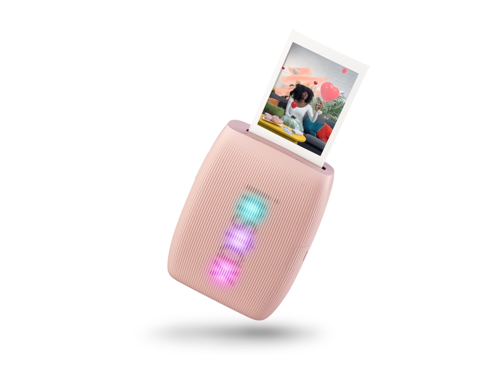 Fujifilm instax mini Link 3 - Skrivare - färg - LED - 85 x 54 mm - kapacitet: 10 foton - Bluetooth 5.1 - rosenrosa | Skrivare - Bläckstråle & fotoskrivare - Fotoskrivare | GameStuff