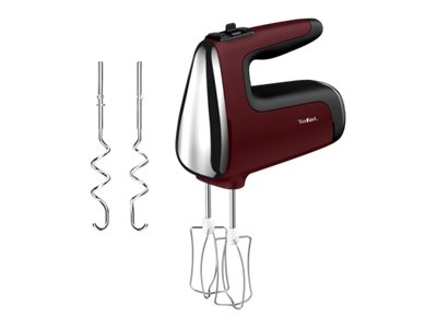 Tefal Powermix Silence HT6525 - Handmixer - 600 W - mörkröd | Köksapparater - Köksmaskiner - Hand mixer | GameStuff
