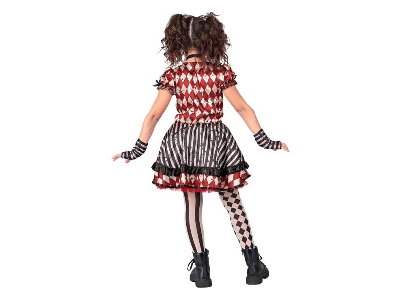 Harlekin Dukke kostume