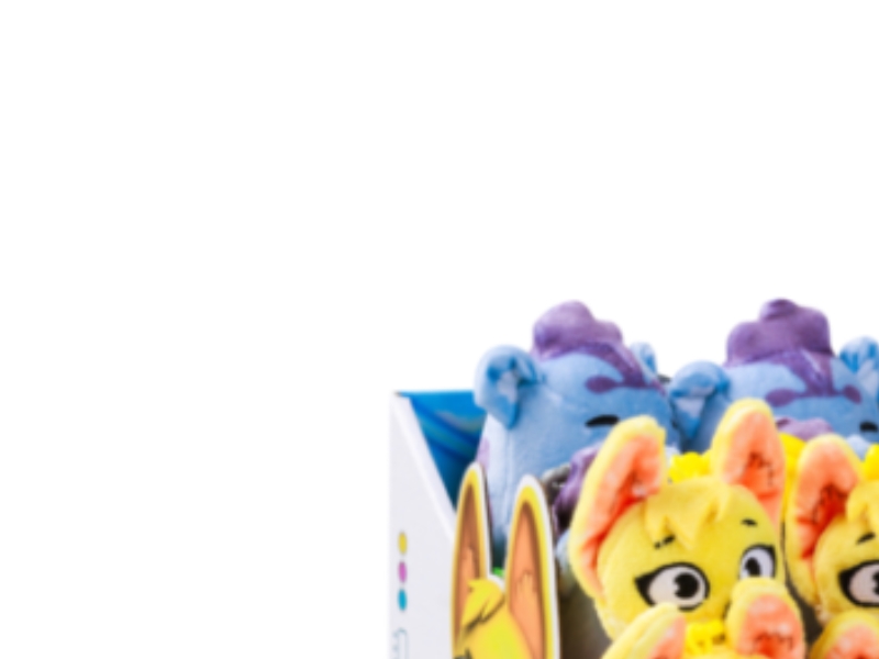 Creature Cases Clip On Plush 13 Cm Asst Cdu Assorteret