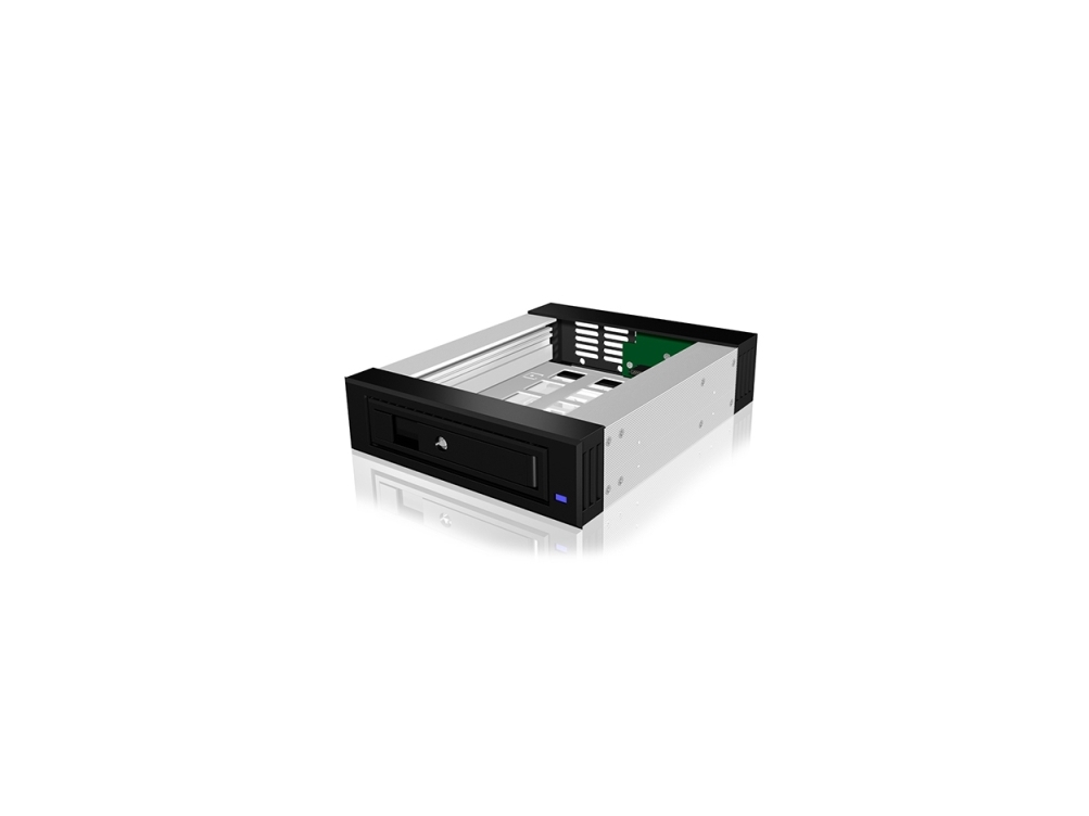 Icy Box Carrier Ib-129Ssk-B, Hdd-Kabinet, 2,5/3,5", Sas, Sata, 6 Gbit/Sek, Hot-Swap, Aluminium, Sort