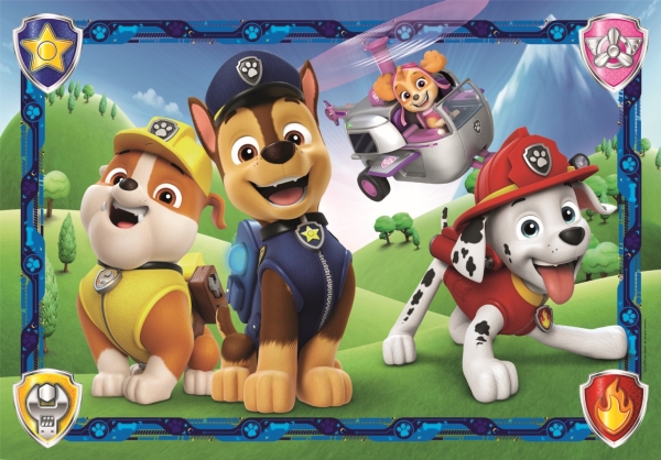 Paw Patrol Puslespil - Super Color - Clementoni - 104 Brikker