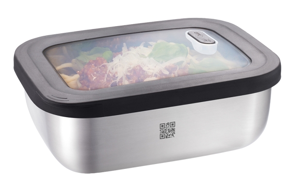 GEFU 12775, Container, Rektangulär, 1,3 l, Svart, Rostfritt stål, Plast, Rostfritt stål, 300 ° C | Köksutrustning - lunch - Matlådor | GameStuff