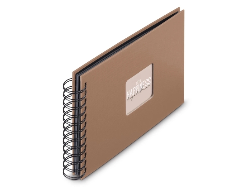 Hama 00009851, Brun, 50 ark, Spiral indbinding, 10 x 15, Sort, 50 ark