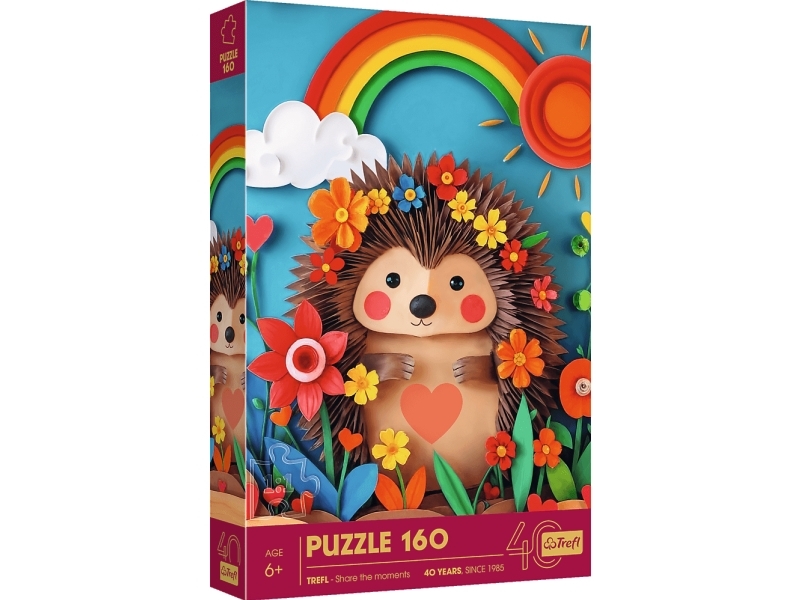 Trefl Puzzle Mit 3D-Effekt - 40. Jahrestag Trefl - Igel 160 Elemente (40046)