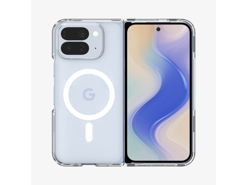 Spigen Acs09742, Cover, Google, Pixel 10 Pro Fold, 20,3 Cm (8"), Transparent, Hvid