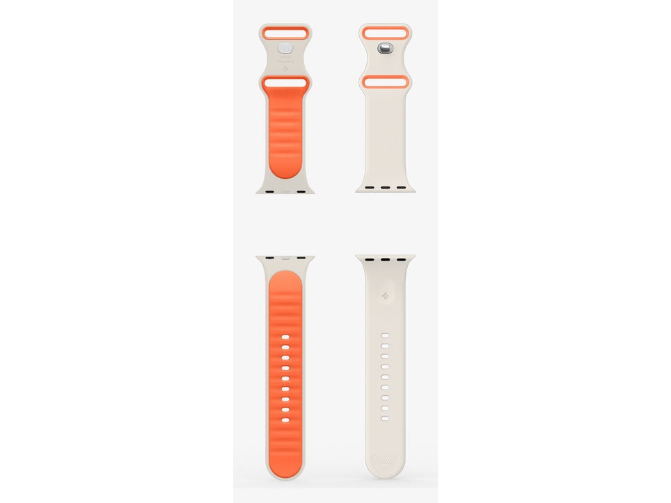 Spigen Nano Pop, Watch Strap, Apple, Apple - Apple Watch 11 (42Mm) Apple - Apple Watch 10 (42Mm), Silicone, Aluminium, 42Mm