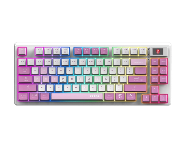 Gaming-Tastatur Violett Us/Forge Gk600 Tkl W Violett Msi