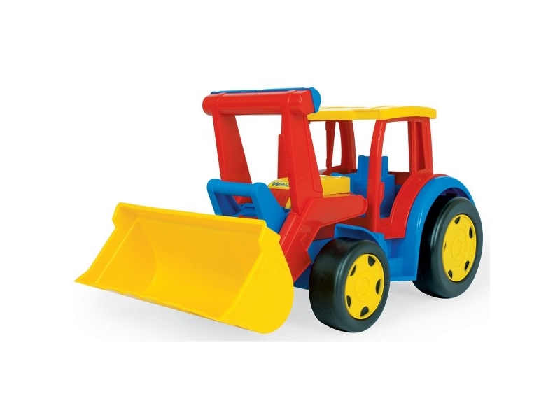 WADER Giant tractor loader red/yellow 66009