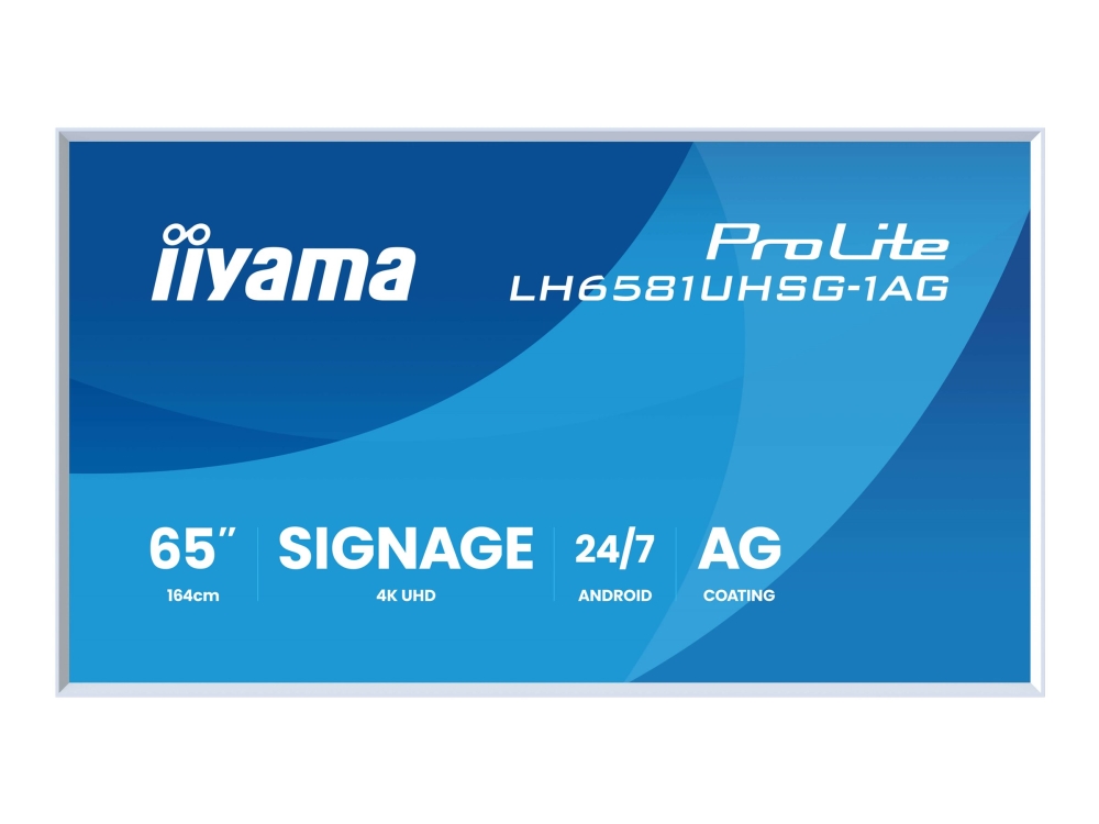 Iiyama Prolite 163,8Cm (64,5") 4K Uhd Monitor Hdmi/Usb-C Weiß Lh6581uhsg-1Ag - Bild 5
