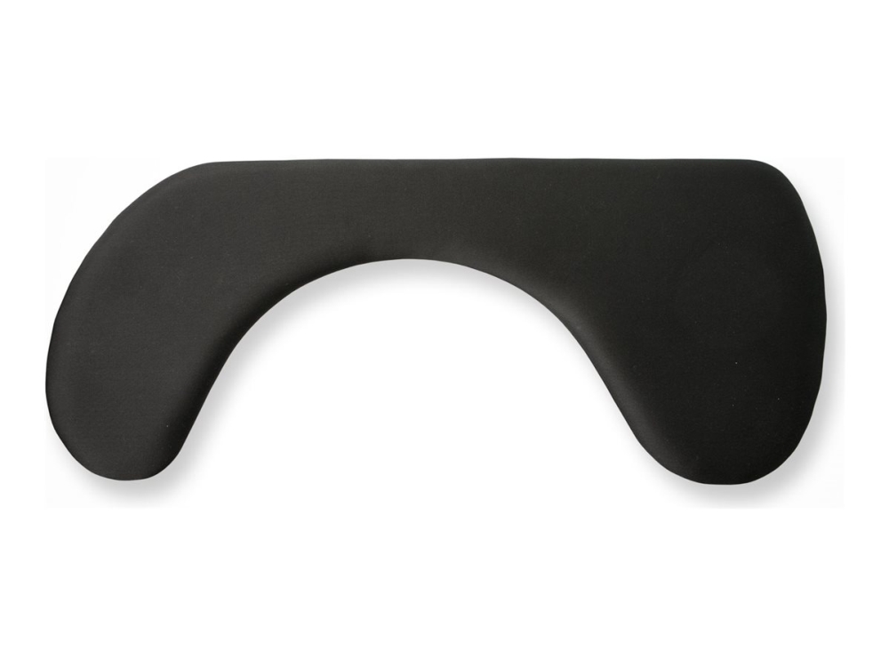 Kenson - Underarm-Støtteplatform - Asymmetric, 70 Cm, Artificial Leather - Skrivebordsmonterbar - Sort