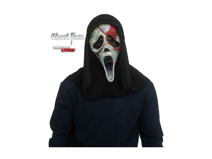 Ghost Face Bloody Bling Maske