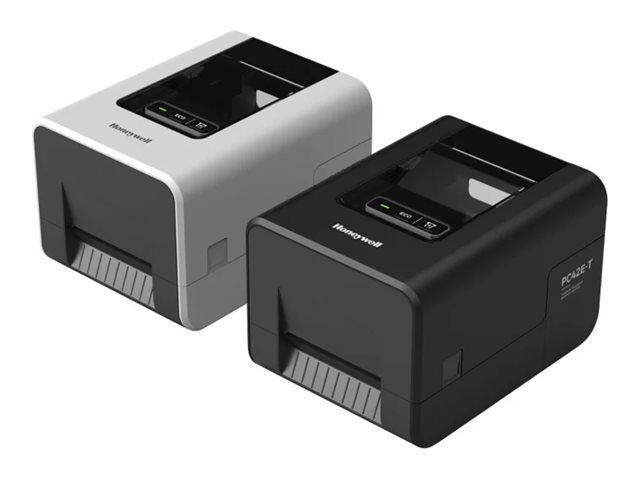 Honeywell PC42E-T - Etiketprinter - direkte termisk - Rulle (11,4 cm) - 203 dpi - op til 152.4 mm/sek. - LAN, USB 2.0, USB 2.0 vært - hvid