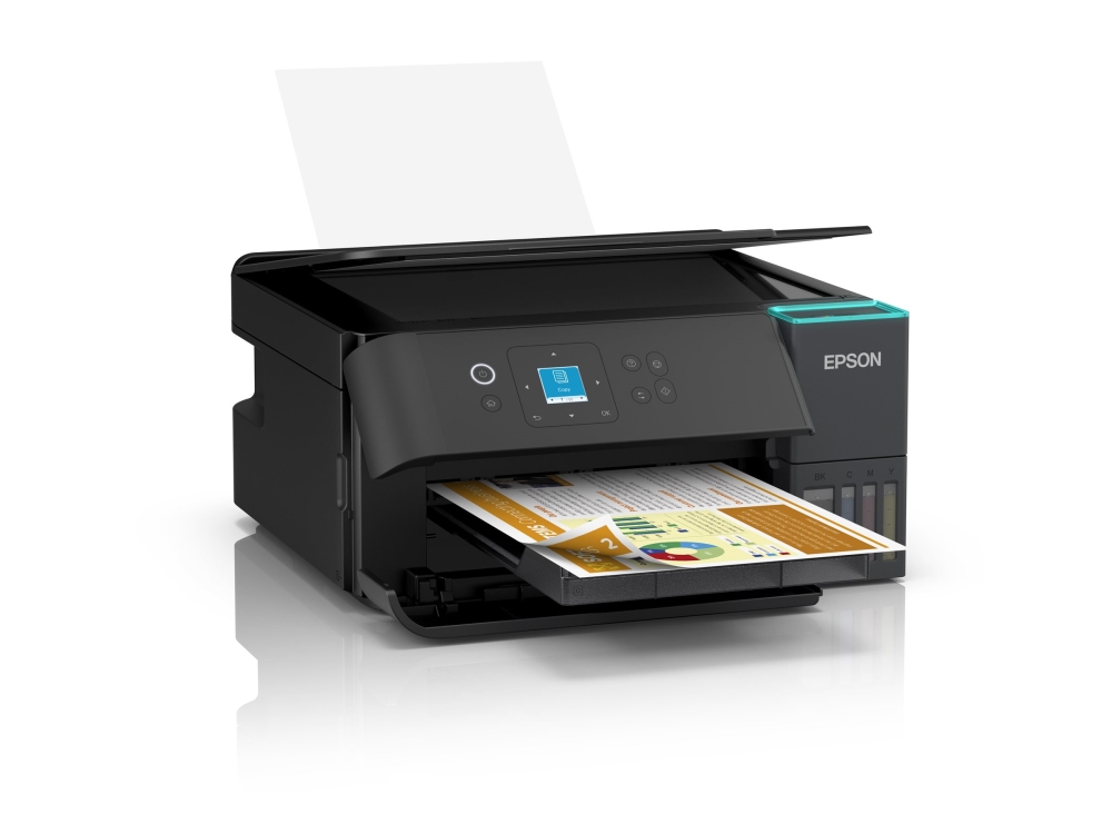 Epson EcoTank ET-2950 - Multifunktionsskrivare - färg - bläckstråle - ITS - A4/Letter (media) - upp till 15 sidor/minut (utskrift) - 100 ark - Wi-Fi(ac), USB - svart | Skrivare - Bläckstråle & fotoskrivare - Multifunktionsskrivare | GameStuff