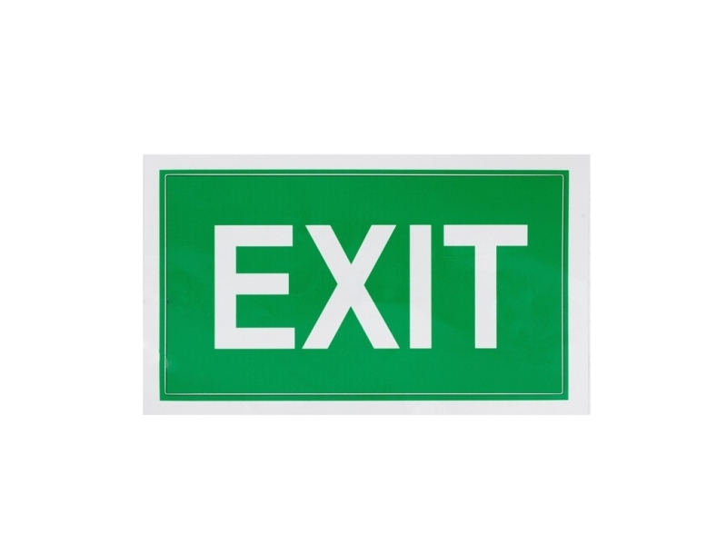 Nicht Gezeigt_V Aufkleber Exit 100X180mm