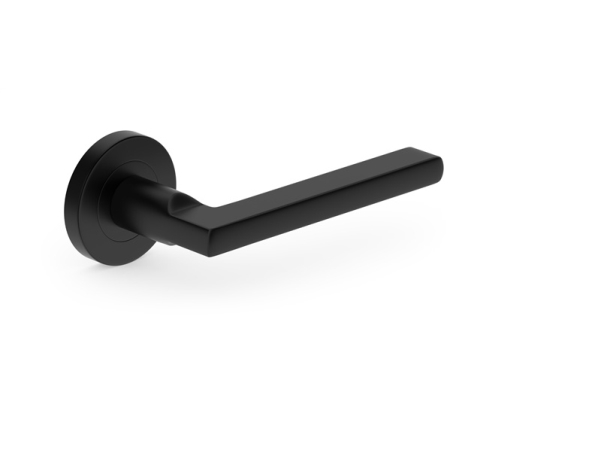 Metal_Bud Door Handle, Indoor Metal-Bud Black Inox Metro, Black