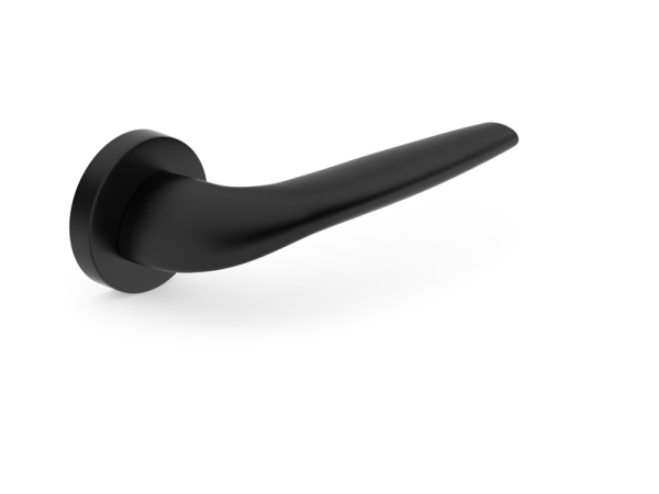 Metal_Bud Door Handle, Indoor Metal-Bud R Black Julia R, Black