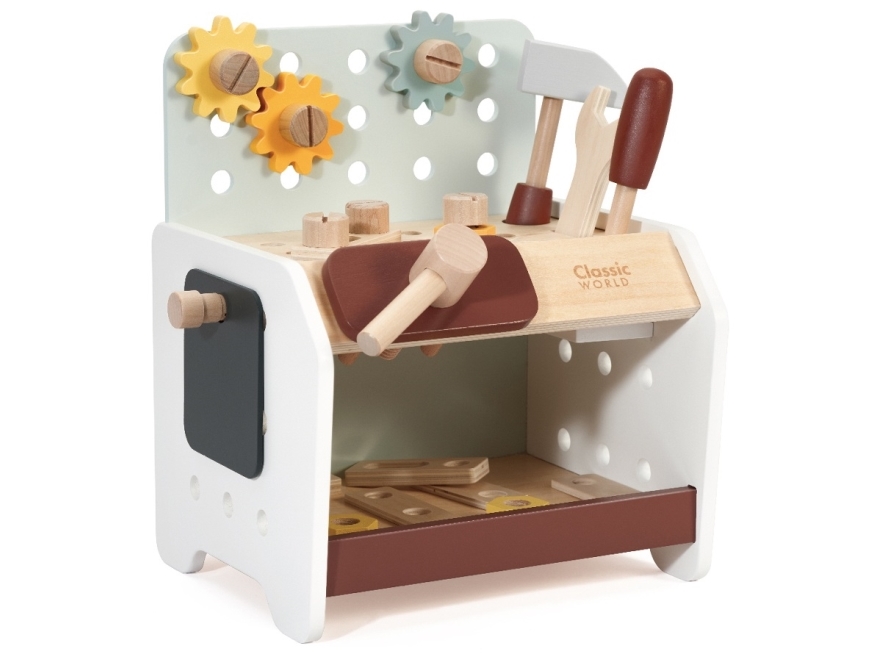 Classic World Mini träarbetsbänk för barn (från 3 år) | N - A | GameStuff