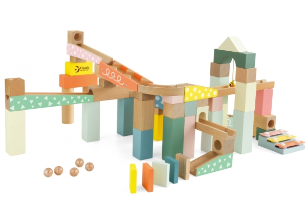 Classic World Träkulbana med musik (från 36 M) | Leksaker - Konstruktions leksaker - Bollbanor | GameStuff