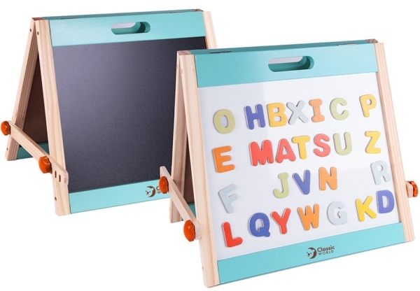 Classic World Table staffli med magnetiska bokstäver | Baby & barn - Barnrummet - Bord och stolar | GameStuff