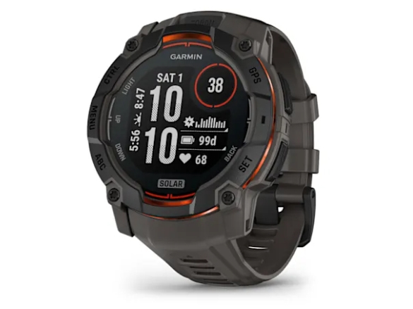Garmin Instinct 3 Solar sportklocka - 50 mm svart (010-02935-00)