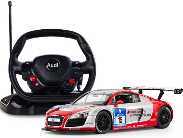 Rastar Audi R8 With Steering Wheel Controller, Sportwagen, 1:14, 6 Jahr(E), 710 G