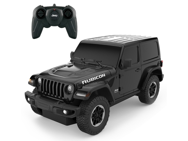 Rastar R/C 1:24 JEEP Wrangler JL Sort | Radiostyrd - Modellbilar - Övriga | GameStuff