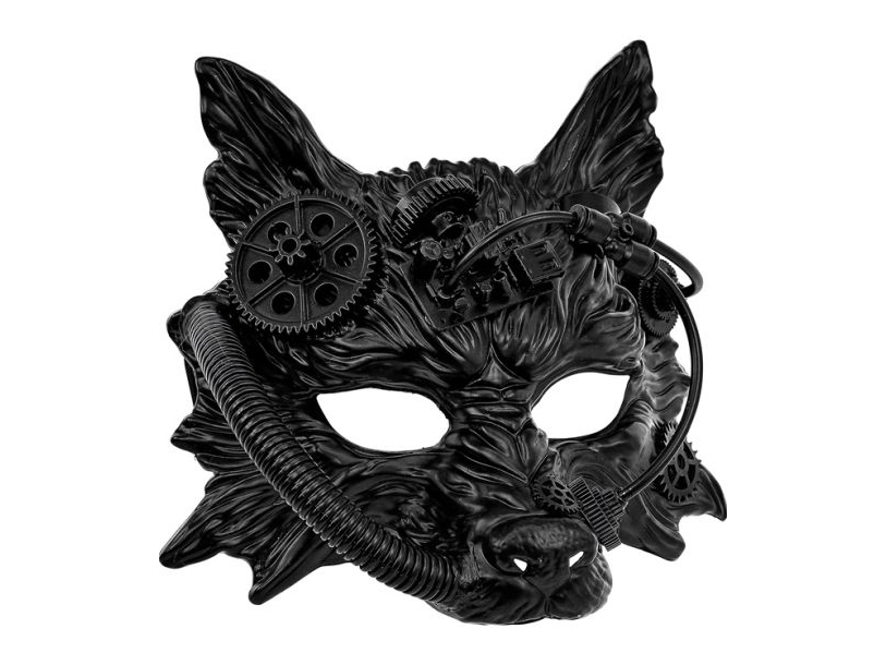 Steampunk Wolfsmaske