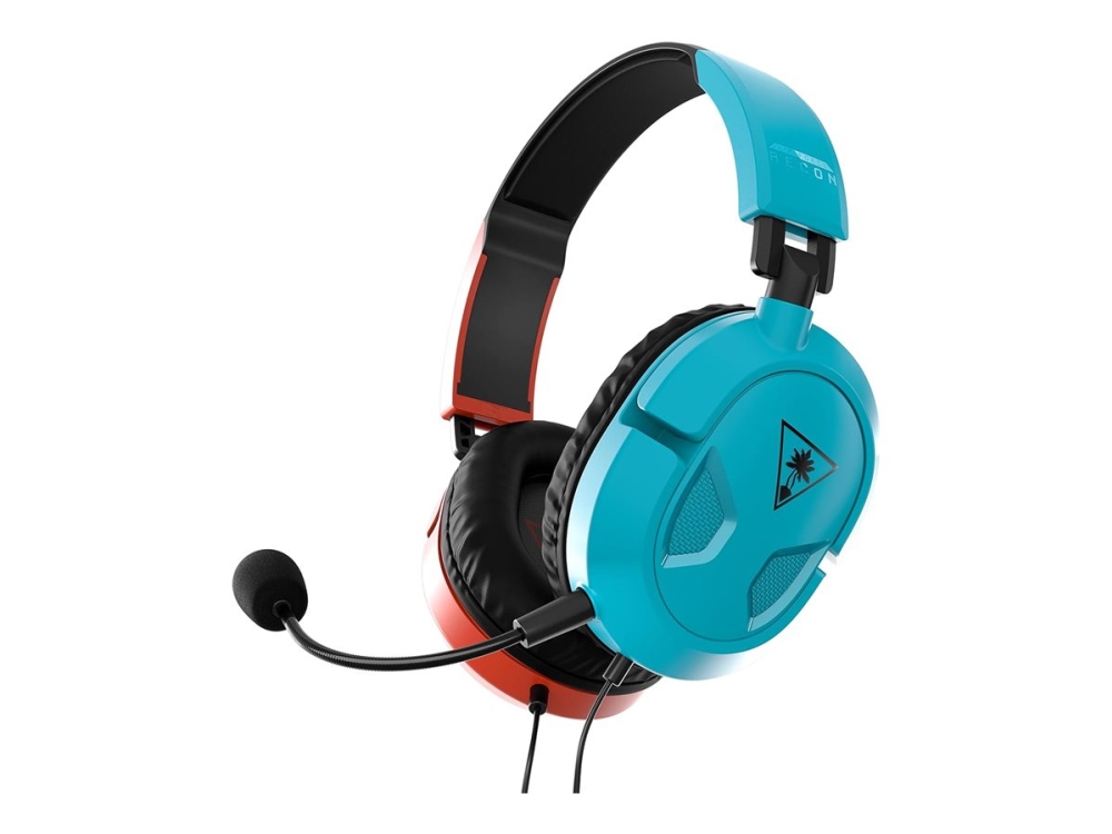 Turtle Beach Recon 50, Kabelgebunden, Gaming, 20 - 2000 Hz, 530,7 G, Kopfhörer, Blau, Rot