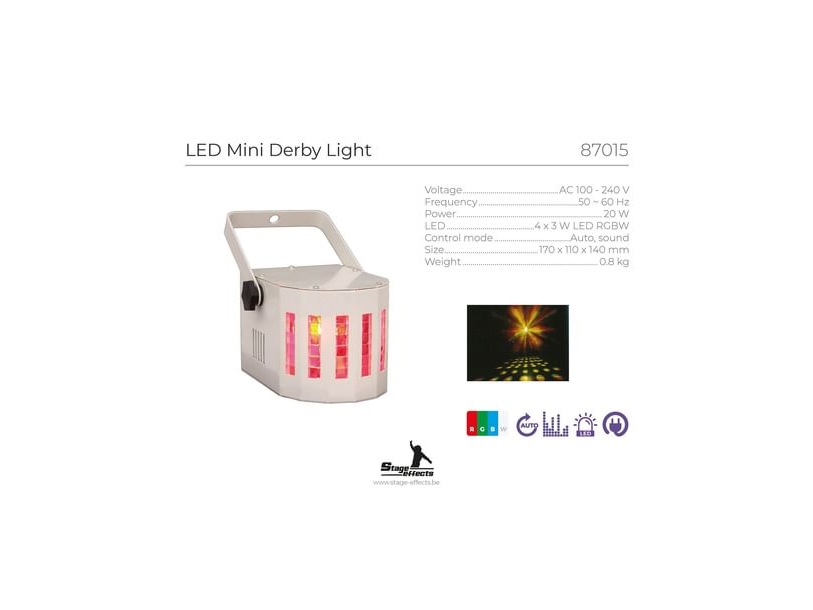 Led Mini-Derby-Licht