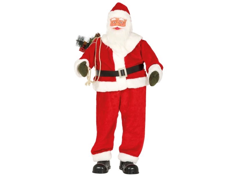 Tanssiva joulupukki musiikin kanssa, 180cm