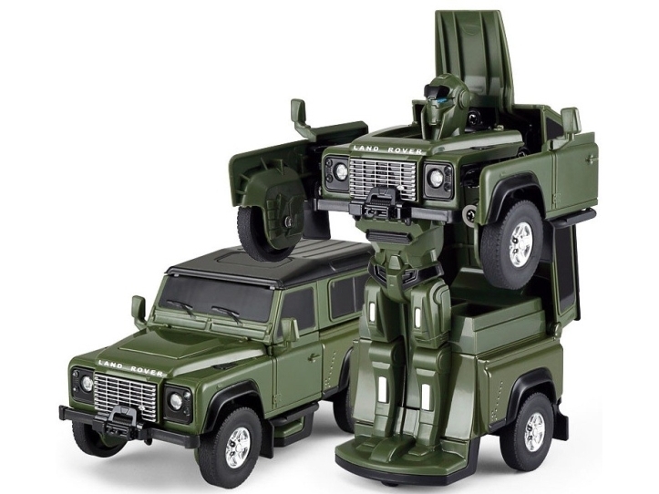 Land Rover Defender 2-I-1 Transform Robot Bil