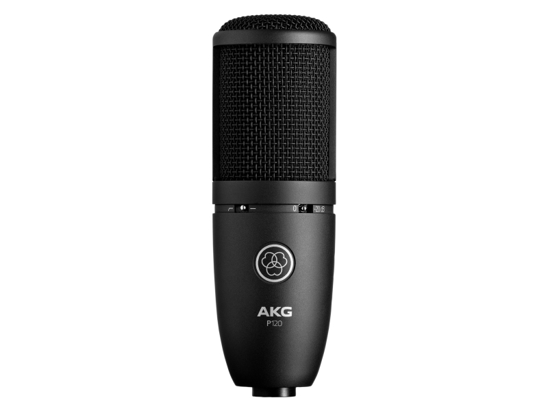 Akg P120, Studiemikrofon, 75 Db, 20 - 20000 Hz, 1000 Ohm (O), Kardioid, 24 Mw