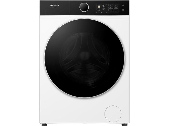 Hisense Wd5i8043bwf, Frontlader, Freistehend, Weiß, Links, Schwarz, Schwarz